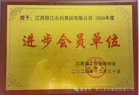 喜报 | 修江水利集团荣获 2024 年度江西省工程咨询协会进步会员单位称号